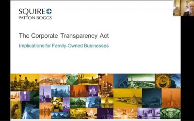 Important information that may affect you! Corporate Transparency Act – Webinar Recording