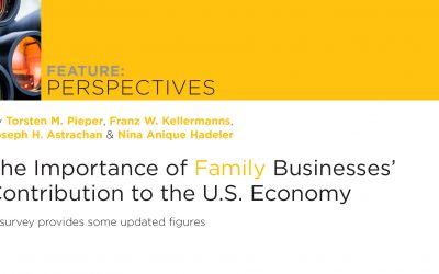 Importance of Family Businesses’ Contribution to the U.S. Economy