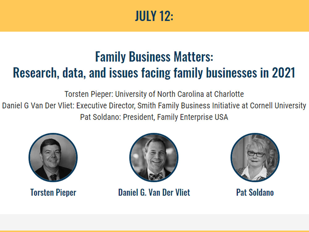 Pat Soldano Speaking at Family Firm Institute July 12