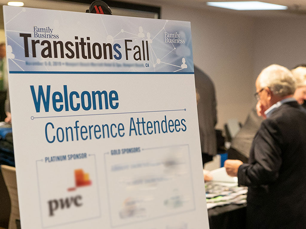 Join Other Family Companies at Transitions Fall 2022