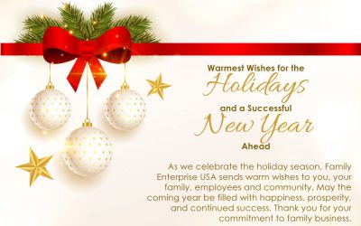 Holiday Message from Family Enterprise USA