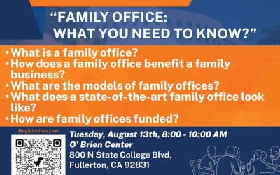 Family Office Workshop: What You Need To Know?