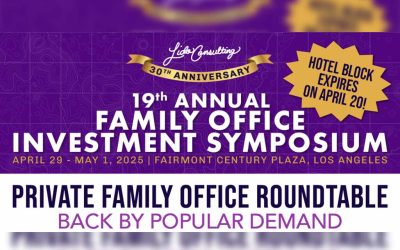Lido Consulting’s Annual Family Office Investment Symposium Features Soldano and Luntz