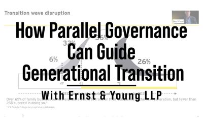 How Parallel Governance Can Guide Generational Transition with EY