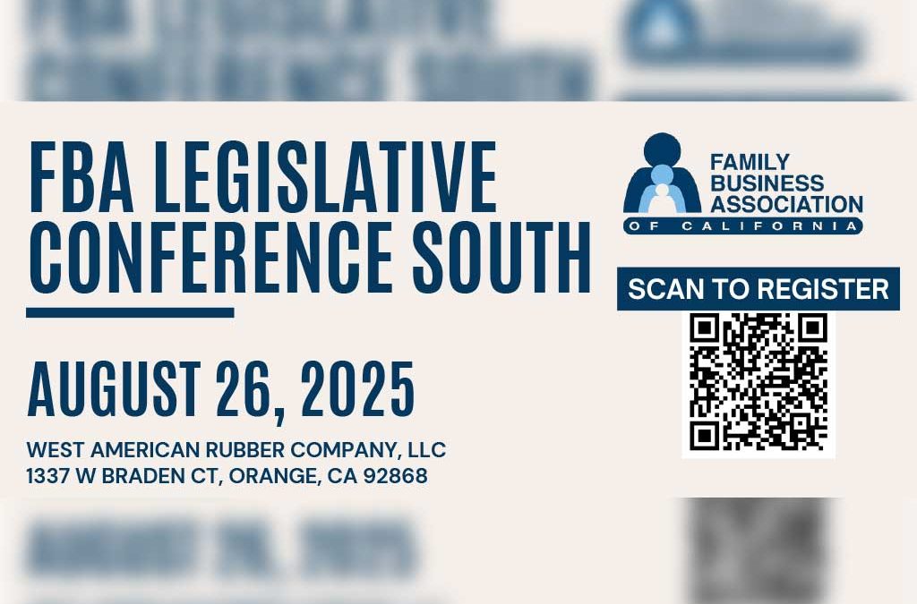 Register Today: FBA Southern California Legislative Conference