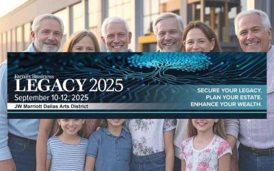 Enjoy 20% off your registration at Family Business Legacy