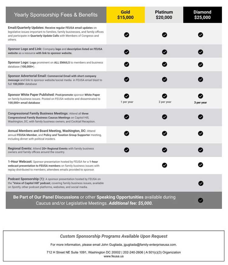 Sponsorship Program