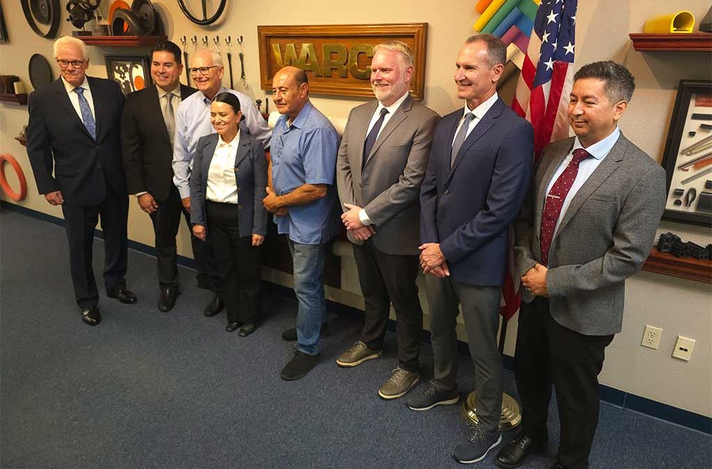 WARCO Hosts Rep. Correa at Southern California Factory to Discuss Growth, Jobs, Taxes